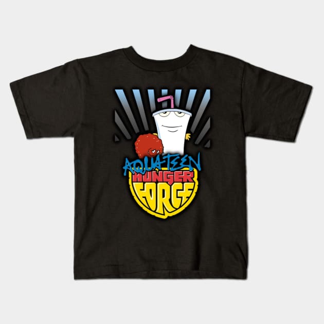 Aqua Teen Hunger Force Kids T-Shirt by Olvera_Nattie